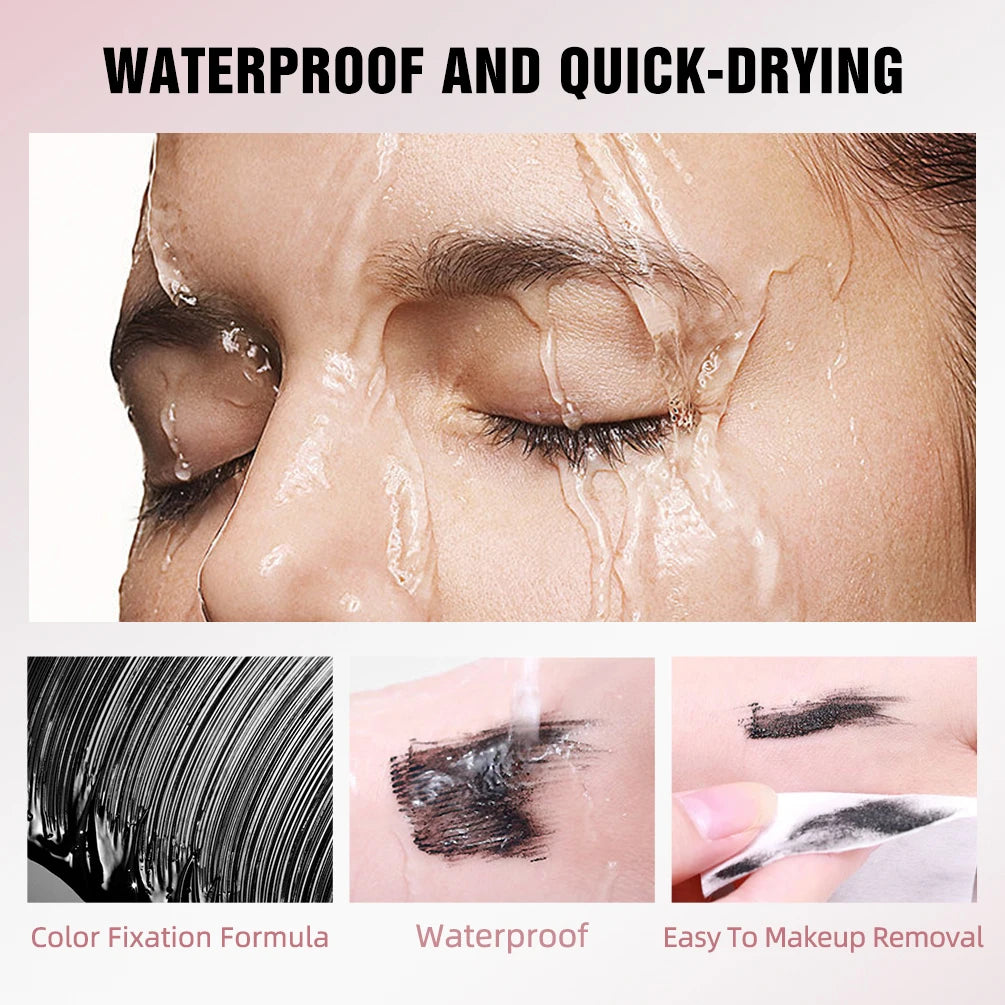 Eyelashes Lengthening Mascara Waterproof Long Lasting Silky Lash Black Eyelashes Extension Make Up Beauty Eye Korean Cosmetic