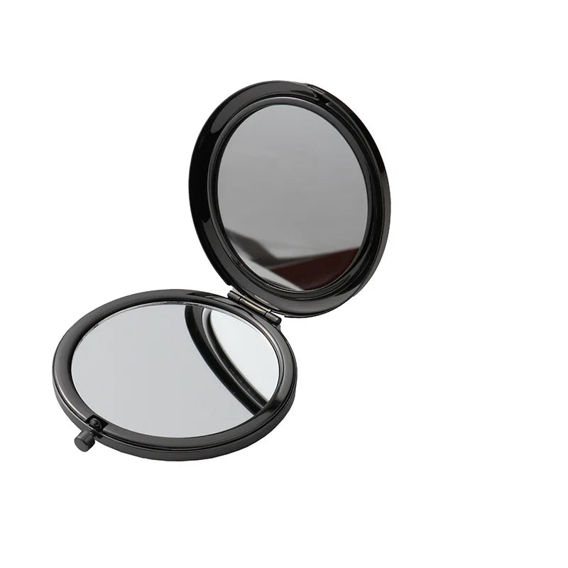 7cm Double-Sided Makeup Mirror, Flip-Top Touch-Up Mirror, Mini Travel Mirror with Magnifying Function