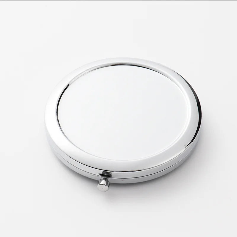 7cm Double-Sided Makeup Mirror, Flip-Top Touch-Up Mirror, Mini Travel Mirror with Magnifying Function